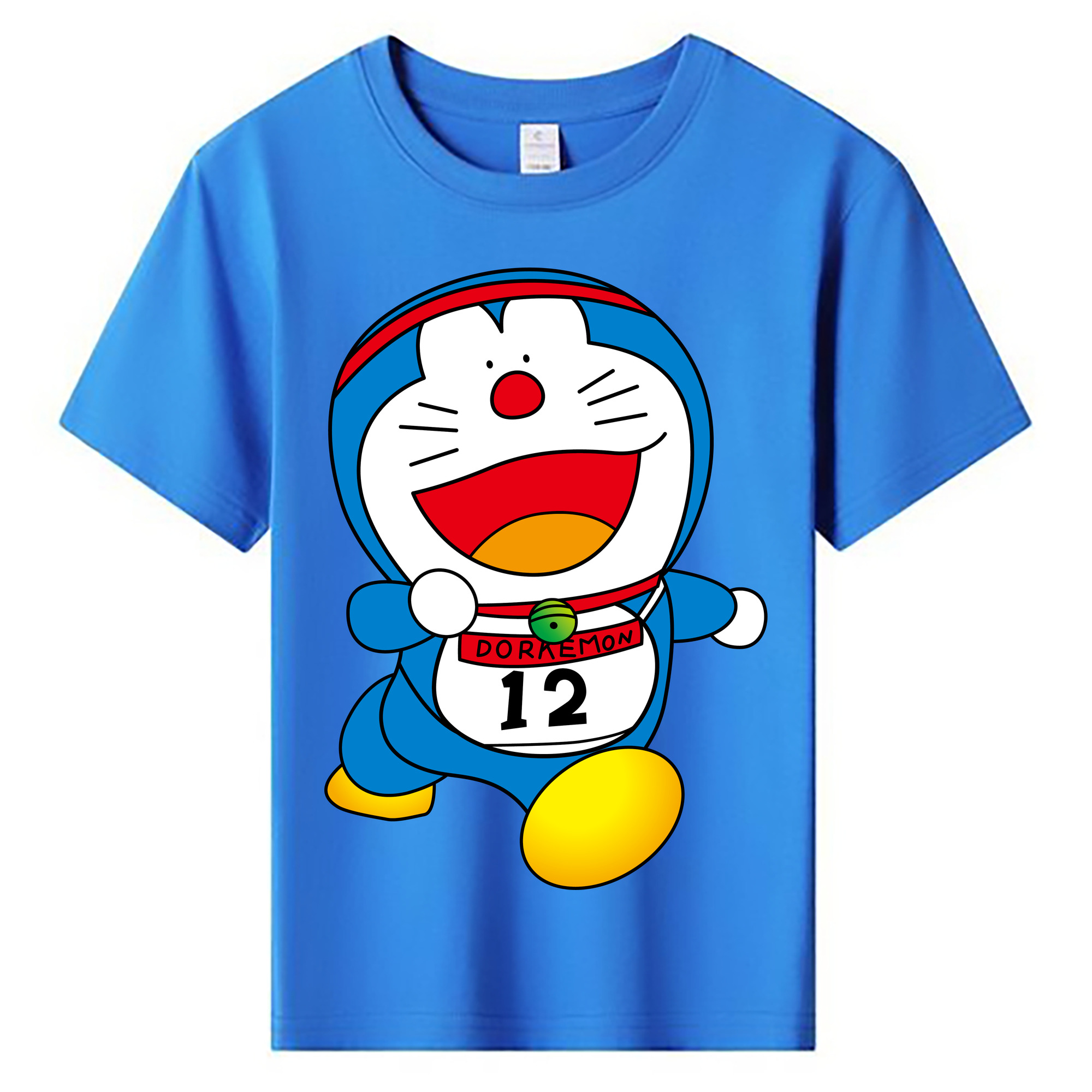 （画像用） ドラえもん Doraemon 綿100％キッズTシャツ（フロントプリント）